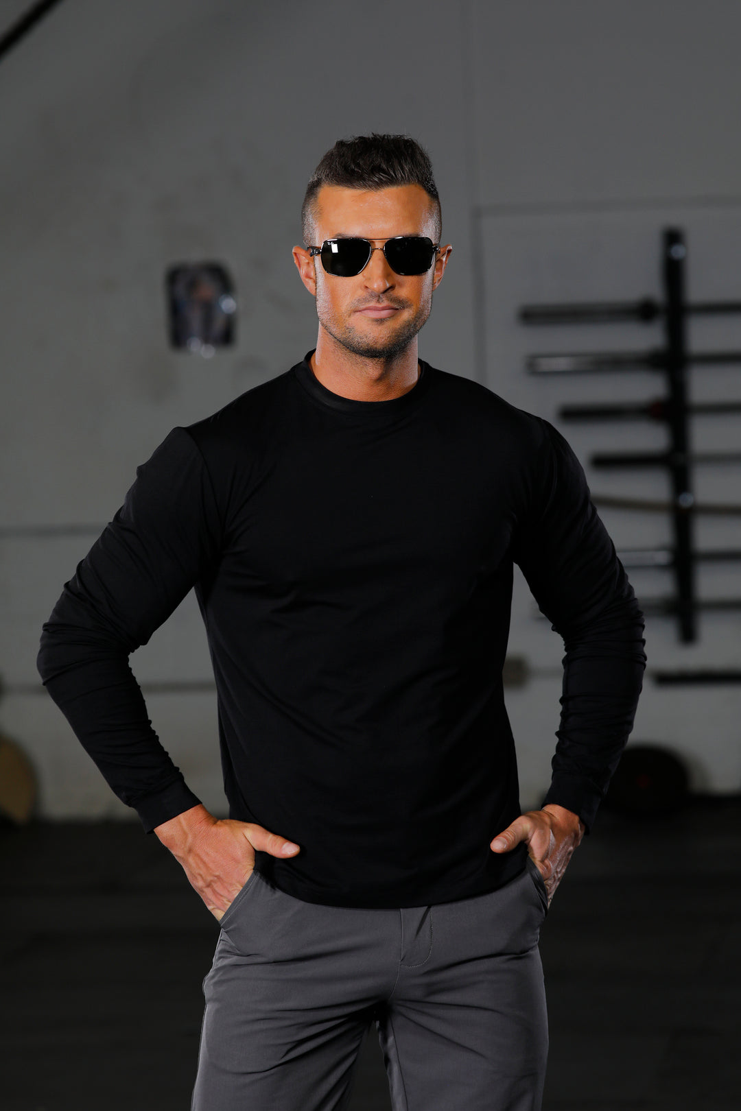 Endeavor Long Sleeve T-Shirt Black - Paul Samuel Design